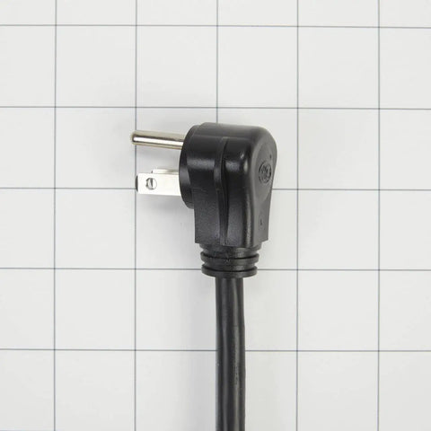 W10278923RP Genuine OEM Power Supply Kit For Dishwashers 6 Foot Black Accessory power plug close-up