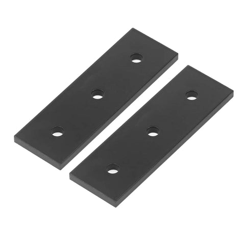 Two Pack Aluminum Alloy Joint Plate With Three Holes Mending Flat Bracket For Furniture Frames Tables Beds Chairs And Shelves Rustproof Easy Install And Sturdy Straight Brace 40x40 shown