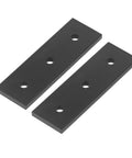 Aluminum Joint Plate Mending Bracket for Furniture Repair, 2 Pack, Rustproof and Easy Install, Flat 4040 three-hole brackets