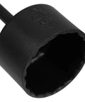 Close-up of black Nonslip Socket Ring Removal Tool for E14 E26 E27 G9 Lamps with ergonomic grip for easy installation.