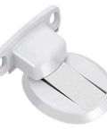 Heavy Duty Stainless Steel Door Stops With Strong Magnet And Double Sided Adhesive Tape For No Drilling Installation saves walls from damage.