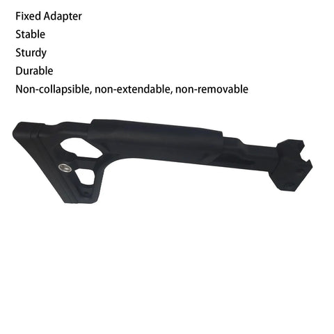 Built Tough Nylon Fixed Stock With Cheek Riser For Picatinny Rails Lightweight Drop In Ready 2 M5 Screw Mount