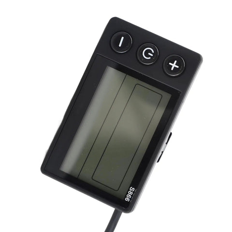 Electric LCD Display For E Bikes And Scooters 22.2mm Handlebar Fit Supports 24V 36V And 48V Systems IP65 Rated ABS Meter Control Panel