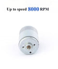 Pro Grade Dc High Speed Electric Motor 385 Size With Badass Strong Magnets And Kickin High Torque Rated for heavy duty DIY kits, featured with up to speed 8000 RPM.