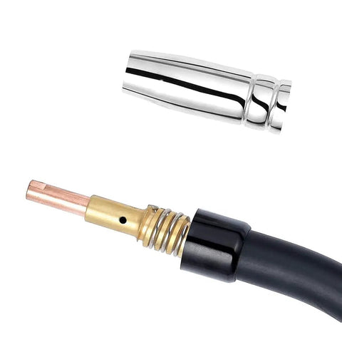 24 Piece MIG Welding Nozzle Set for Torch Accessories, gold tip holder, contact tip, MB15 15AK compatible, pro grade DIY