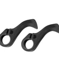 Black ergonomic bike handlebar thumb rest grips for comfort and vibration reduction, ergonomic hand grips with added thumb positions.