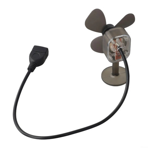 Wind Power Mini Turbine USB Charger For Outdoor Adventures 5W Portable Wind Generator for bikes, cars, and power banks with USB cable