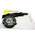 Scuba Diver Writing Slate With Compass And Replaceable Pencil Clip 7.3 By 6 Inch Durable Underwater Notepad For Diving Navigation