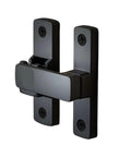 Sliding Door Latch Zinc Alloy Right Angle Bolt Lock for Cabinets and Equipment Enclosures 90 Degree Non Perforated Design