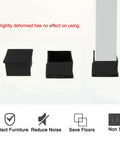 Premium Pvc Table Leg Caps Are A Total Game Changer For Hardwood Floors They Stop Scratches Cold And Silence Chair Screeching With This 18 Piece Kit that fit square and round legs.