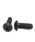 Heavy Duty Button Head Socket Cap Screw Allen Hex Drive Black Oxide Alloy Steel 7 Inch Length Q 1000 stacked for strong fastening.