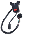 Three Position Forward Neutral Push Button Switch With Rotary Actuator For Manual Operation Black Compatible With Mitsubishi Caterpillar Forklift GP25 And Related Models, close-up view