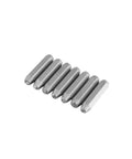 Metal punches from 38 Piece Metal Stamping Kit With Automatic Letter And Number Punch Set for Leather, Wood, and Jewelry making.