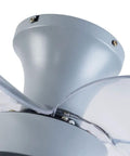 Ceiling Fan with Light 6 Speeds Control Modern for Living Room Bedroom 36W close-up of the motor housing in gray.