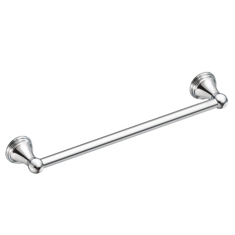 Preston Collection Chrome 24 Inch Bathroom Towel Bar Wall Mounted Towel Rack For Bath Or Kitchen No Fuss Easy Install And Coordinating Accessories