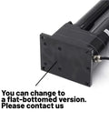 Bulletproof Heavy Duty Linear Actuator Electric Push Pull Motor DC 12V High Torque Smooth Operator for Massage Beds bottom view.