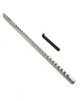 6Mm C1 Push Type Keyway Broach With Shim For CNC Router And Metalworking, High Speed Steel Keyway Cutter For DIY Projects, shown detached.