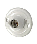 One Piece Urea Outlet Box Mount Incandescent Lampholder 8829 CW1 White Must Have Keyless Medium Base 660W 250V
