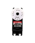 HS-625MG Heavy Duty Competition Servo with Beast Mode Speed, front view showing label and design details.