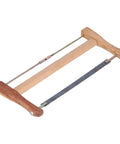 Medium Frame Saw Blade Replacement For Woodworking And Carpentry Smooth Draw Cut Design with a wooden handle and steel blade.