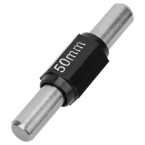 Heavy Duty Stainless Steel Outside Micrometer Caliper Kit for 25mm 50mm 75mm and 100mm with Calibration Block Rod Included Pro Grade Metrology Tool for Mechanical Engineering and Machinists 50mm rod
