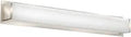 36-Inch 3K LED Vanity Light Traditional Square Brushed Nickel Fixture, Energy Efficient Bath Lighting With 1900 Lumens, Integrated LED