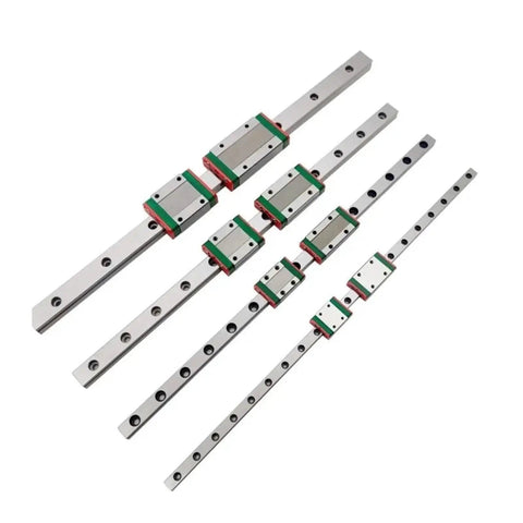 Compact Linear Guide Rail Kit 100 To 1000mm With Carriage Block For Slick, Smooth CNC, 3D Printer And Robotics Projects displayed