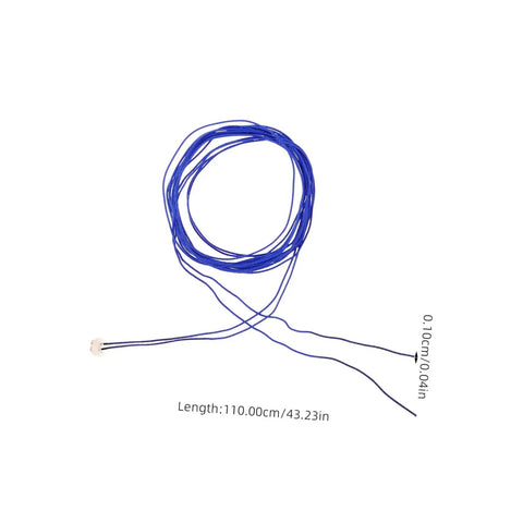 Epee Body Cord Cable For Fencing Durable And Pro Grade With Impact Resistant Design, blue 110cm cord with connector