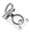 Flush Ring Pull Handle In Stainless Steel For Cabinets And Boats Hidden Recessed Square Lift Design Solid Marine Grade Deck Lid Door