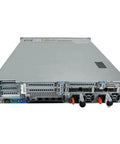 Heavy Duty Dual Xeon Bronze 3106 Rack Server With One Terabyte Ram And Twenty Four Lightning Fast Storage Drives Pairing PERC H730 Raid Controller back view showing power supply and ports.
