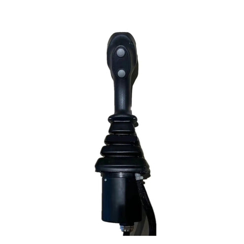 Excavator Control Joystick Handle Assembly For Pilot Valve Travel Devices And Crawler Crane Parts, black handle, buttons visible