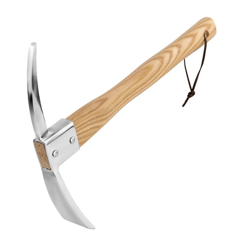 2 In 1 Garden Axe And Hoe Tool With Hardwood Handle 15 Inch Steel Head For Digging Loosening Trenching Tilling Leveling Cutting