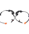 Front And Rear Abs Wheel Speed Sensor Kit For Honda Crv 2.4L 2002 2006 with connectors and cables for easy installation.