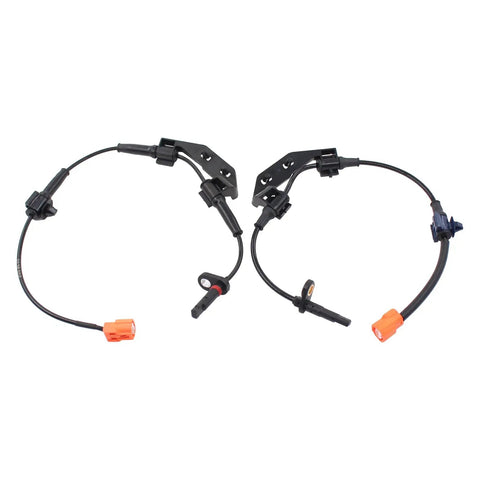 Front And Rear Abs Wheel Speed Sensor Kit For Honda Crv 2.4L 2002 2006 with connectors and cables for easy installation.
