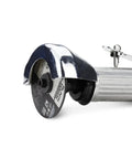 Die grinder cut-off wheel, 3 in diameter, 1/32 in thick, 3/8 in arbor; side view