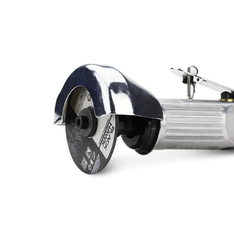 Die grinder cut-off wheel, 3 in diameter, 1/32 in thick, 3/8 in arbor; side view