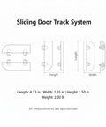 Sliding Door Track System dimensions and specifications for Heavy Duty Sliding Door Track System For Frameless Cabinets Built With Cold Rolled Steel Rails And Premium Stainless Steel Casters For Kitchen Renovations That Slide Smooth As Butter And Feel Totally Built Different.