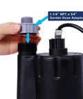 Heavy Duty Submersible Sump Pump Moves 2000 GPH With Tough As Nails Thermoplastic Construction and adapter installation.