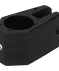 Heavy Duty 12 Piece Boat Deck Hinge Jaw Slide Eye End Cap Kit For Marine Yacht Bimini Top 7/8 Inch Black Nylon Pipe Tube Fitting Replacement Hardware Accessory Set, black nylon clamp