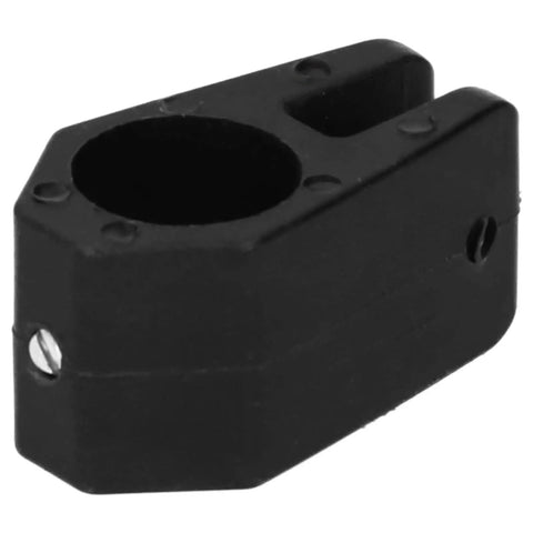 Heavy Duty 12 Piece Boat Deck Hinge Jaw Slide Eye End Cap Kit For Marine Yacht Bimini Top 7/8 Inch Black Nylon Pipe Tube Fitting Replacement Hardware Accessory Set, black nylon clamp