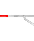 EWK universal camshaft pulley holder tool with red grip and curved locking arm, side view.