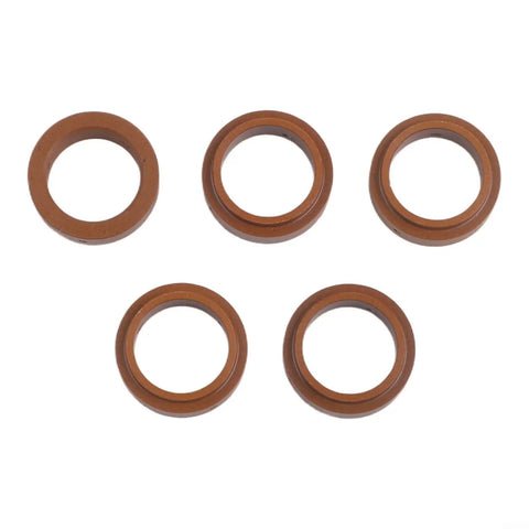 Brass Plasma Swirl Ring 60027 Replacement For PT 80 IPT 80 PTM 80 IPTM 80 Torch Systems, 5 brass rings on white