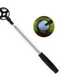 Stainless Telescopic Golf Ball Retriever With Ball Release No Bending Over Putter Grabber Golf Accessories Portable 2 Meter Extendable Rustproof Ball Collector For Golf Lovers Gift For Men 2 Pack