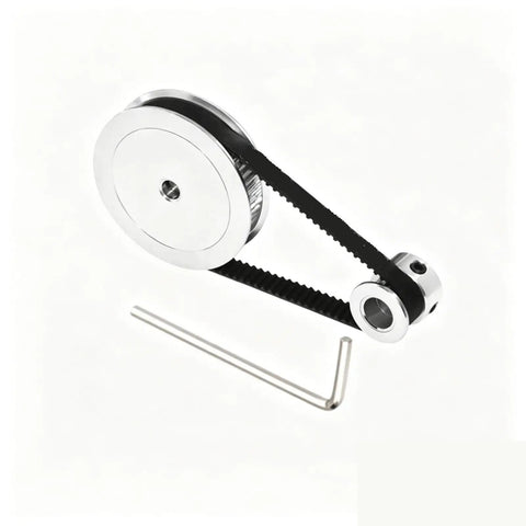 Check Out This Sweet 1 Pc 2 GT Timing Pulley Kit For Your 3D Printer Setup Featuring 20T And 40T Gears That Give A Cool 2 To 1 Speed Reduction With Smooth 6mm Belt Motion And Multi Bore Options Ranging From 3Mm Up To 12Mm To Fit Just Right Without. 2GT aluminum timing pulley kit with 6mm belt and hex wrench