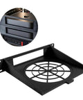 Slick Half Width Mac Mini Rack Mount For 10 Inch Server Cabinet Secure Screw In Bracket For Home Lab Network Setup displayed from the front.