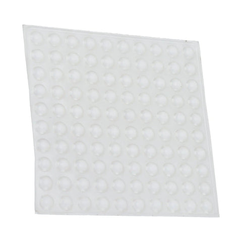 Sheet of Transparent Adhesive Rubber Feet Pads 8x2.5mm, No Slip Bumper Pads for Glass Ceramic Plastic Metal Surfaces, 100 Pieces