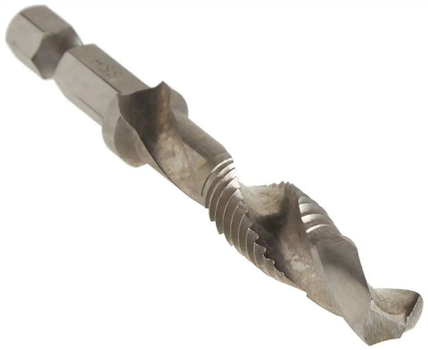 Impact Ready 3/8 Inch UNC Drill Tap Combo Bit With Hex Shank Drills Taps Deburrs And Countersinks In One Step For Quick Efficient Hole Creation With Your Impact Driver