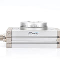 Industrial Grade Tough As Nails Pneumatic Rotary Actuator With Slick Air Gripper Assembly Precision Table Cylinder MSQB10R MSQA10R side view of MSQB-30A actuator.
