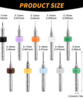 Assorted micro drill bits sizes for Pin Vise Hand Drill Set With 25 HSS Micro Drill Bits And 10 PCB Mini Bits