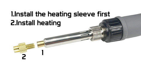 Heat Set Brass Threaded Inserts Kit For 3D Printing, Knurled Female Nuts M2 Through M6 With Heat Set Tips, installation instructions